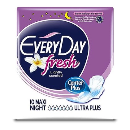 Every Day absorbante Fresh Maxi Night 10 bucati