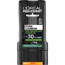 Loreal gel dus pentru barbati 3in1 Pure Carbon 300ml