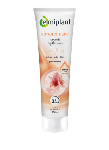 Elmiplant crema depilatoare piele sensibila ulei de migdale 150ml