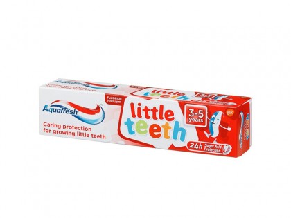 Aquafresh pasta de dinti copii 50ml Little Teeth 3 - 5 ani