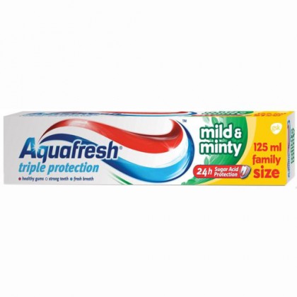 Aquafresh pasta de dinti 125ml Mild Minty