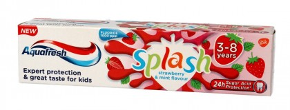 Aquafresh pasta de dinti copii 50ml Splash 3 - 8 ani
