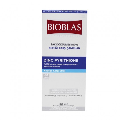 Bioblas sampon Anticadere 360ml Zinc Pyrithione
