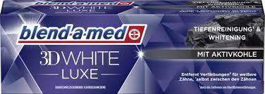 Blend a Med pasta de dinti 75ml 3D White Luxe Carbune Activ