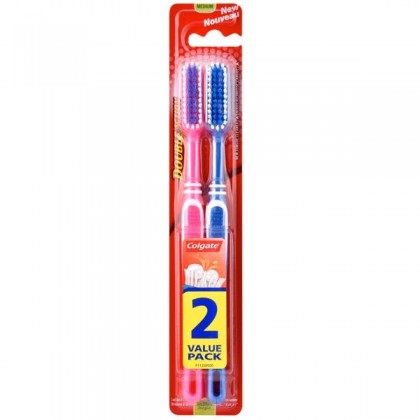 Colgate periuta de dinti Double Action Medium 2buc