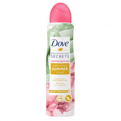 Dove deo spray femei 150ml Summer Ritual Aloe Vera Rose Oil