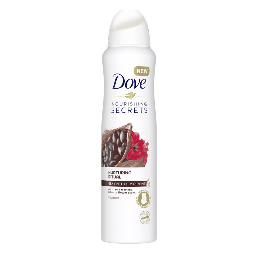 Dove deo spray femei 150ml Nurturing Ritual Cocoa Hibiscus