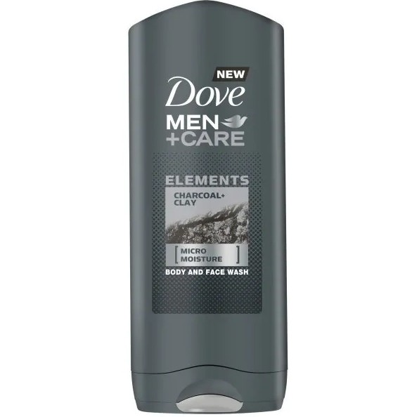 Dove gel dus barbati 250ml Charcoal Clay