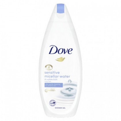 Dove gel dus femei 250ml Sensitive Micellar Water