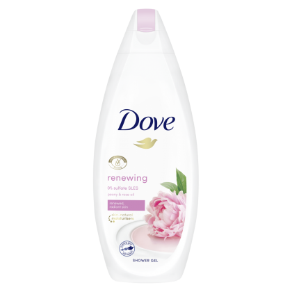 Dove gel dus femei 250ml Renewing Peony Rose Oil