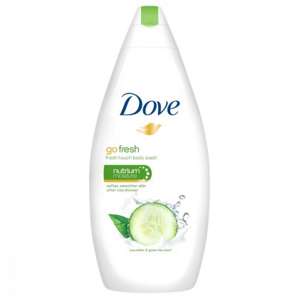 Dove gel dus femei 750ml Go Fresh Ceai Verde si Castravete