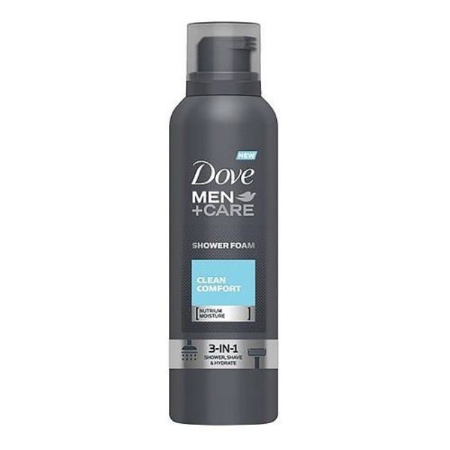 Dove spuma pentru dus barbati 200ml Clean Comfort
