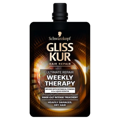 Gliss tratament pentru par Weekly Therapy 50ml