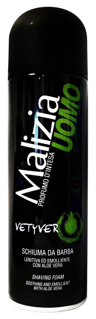 Malizia spuma de ras 300ml Vetyver