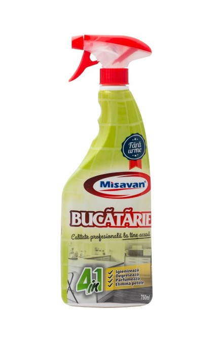 Misavan solutie curatare bucatarie 4in1 750ml