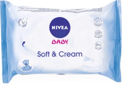 Nivea Baby servetele umede 63 bucati Soft Cream