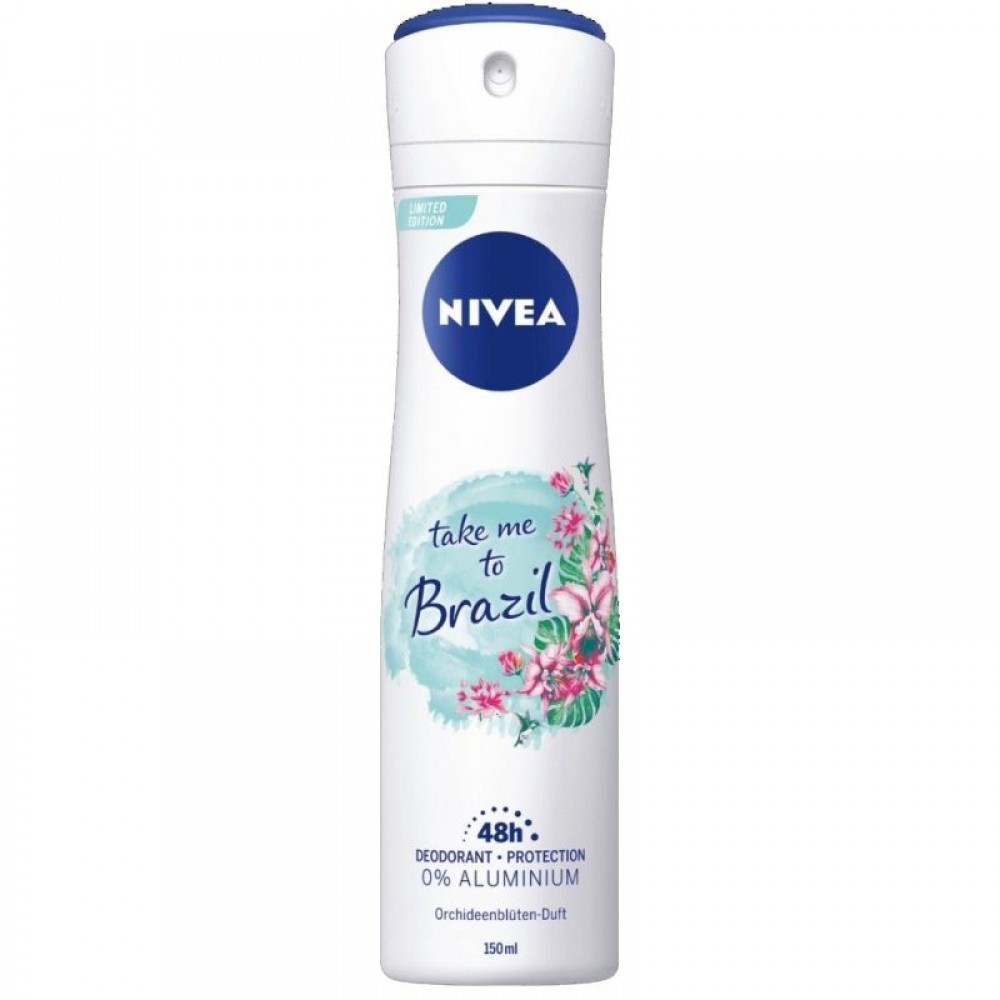 Nivea deo spray femei 150ml Take Me to Brazil