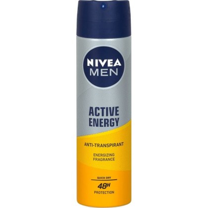 Nivea deo spray barbati 150ml Active Energy