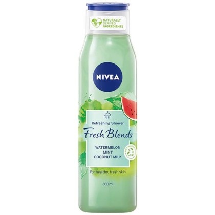 Nivea gel de dus Fresh Blends 300ml Pepene rosu Menta Cocos