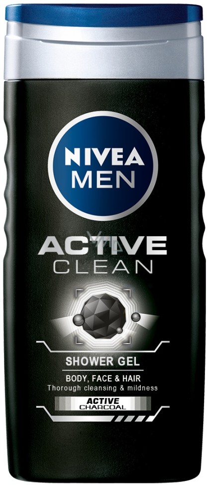 Nivea gel de dus barbati 500ml Active Clean