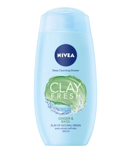 Nivea gel de dus Clay Fresh 500ml Ginger Basil