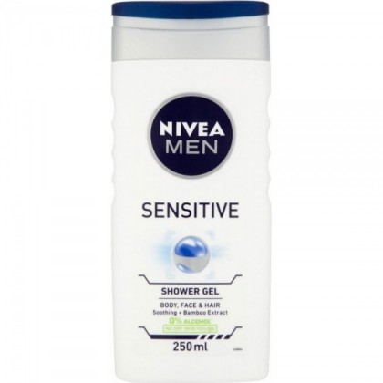 Nivea gel de dus barbati 250ml Sensitive