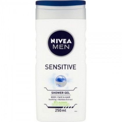 Nivea gel de dus barbati 250ml Sensitive