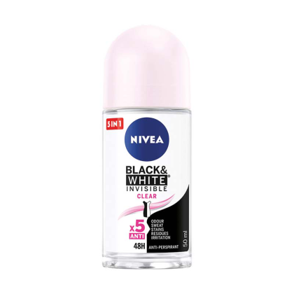 Nivea deo roll-on femei 50ml Invisible Clear