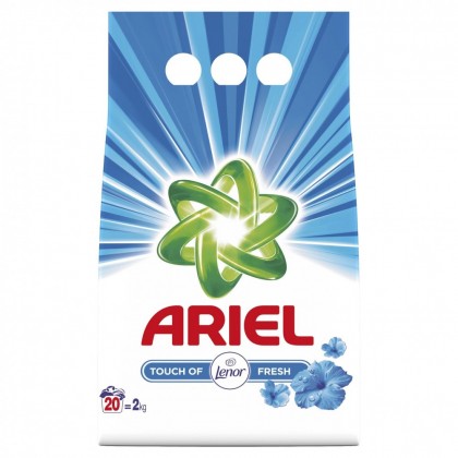 Ariel detergent pudra automat 2kg Touch of Lenor