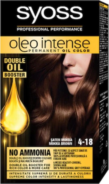 Syoss vopsea de par Oleo Intense 4.18