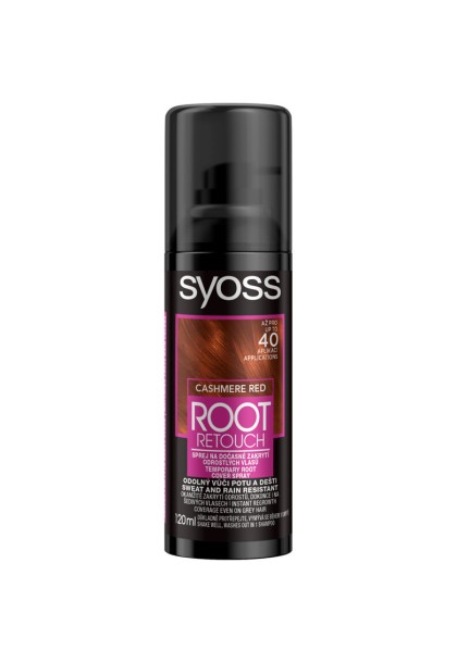 Syoss spray colorant pentru radacina parului Retouch Cashmere Red 120ml