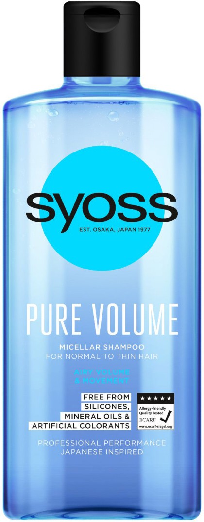 Syoss sampon 440ml Pure Volume