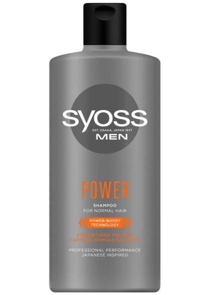 Syoss sampon pentru barbati 500ml Power