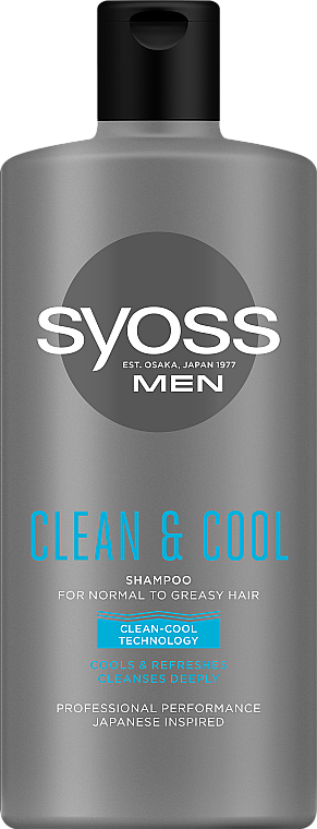 Syoss sampon pentru barbati 500ml Clean Cool