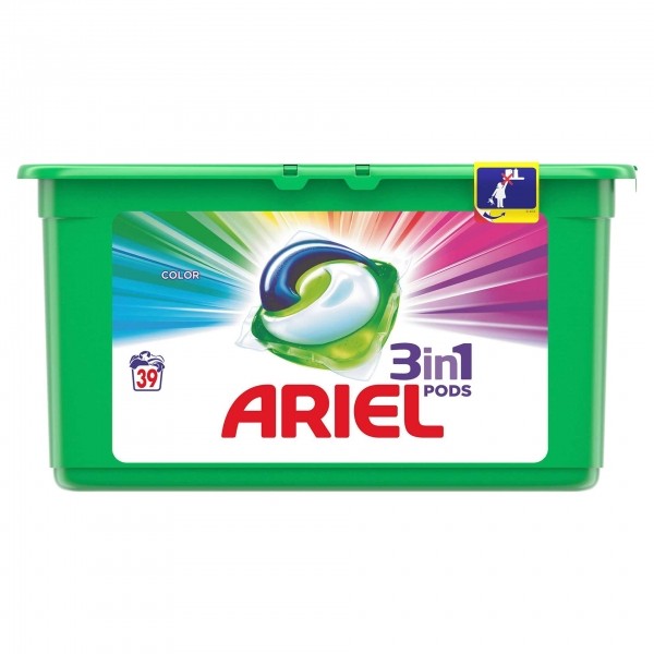 Ariel detergent capsule 39 spalari Color