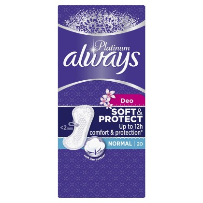 Always absorbante zilnice Platinum Deo Normal 20 bucati