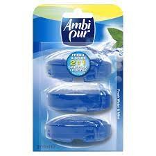 Ambi Pur rezerva odorizant toaleta Fresh Clean 3x55ml Fresh Water