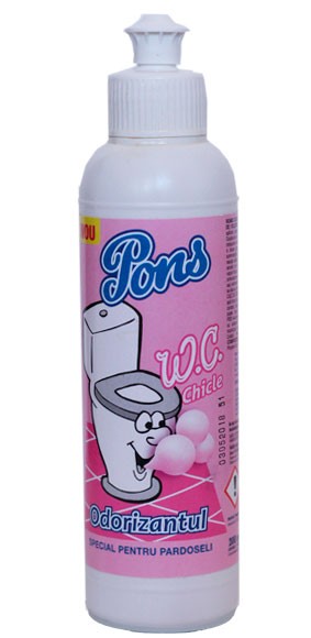 Asevi odorizant toaleta Pons 200ml Chicle