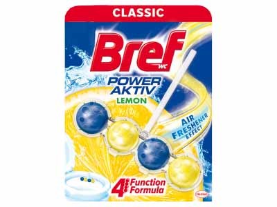 Bref odorizant toaleta Power Aktiv 50gr Lemon