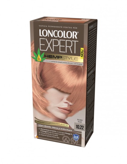 Loncolor vopsea pentru par Expert HempStyle 10.22 Blond roze