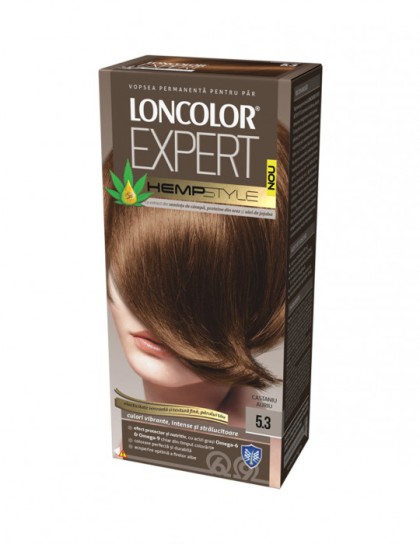 Loncolor vopsea pentru par Expert HempStyle 5.3 Castaniu auriu