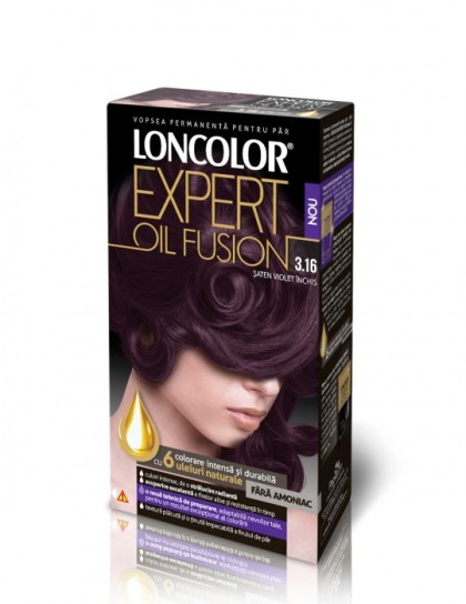 Loncolor vopsea pentru par Expert Oil Fusion 3.16 Saten violet inchis