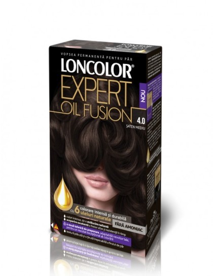 Loncolor vopsea pentru par Expert Oil Fusion 4.0 Saten mediu