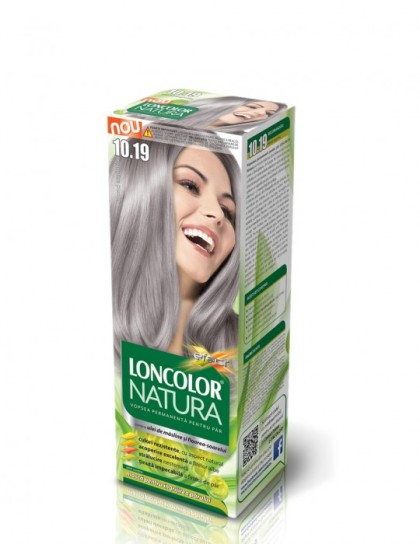 Loncolor vopsea pentru par Natura 10.19 Blond argintiu