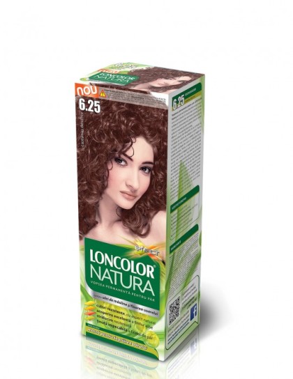 Loncolor vopsea pentru par Natura 6.25 Castaniu deschis