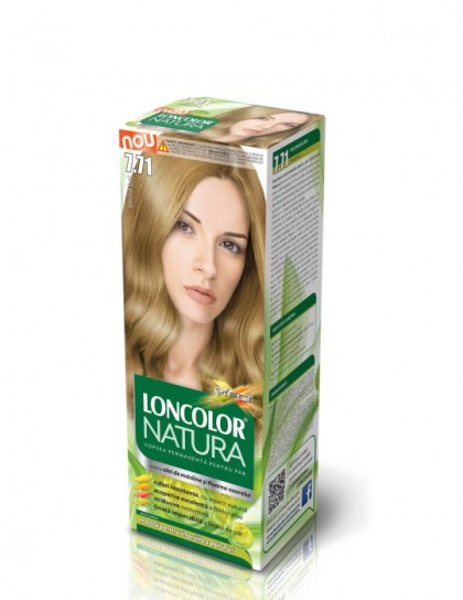 Loncolor vopsea pentru par Natura 7.71 Blond bej