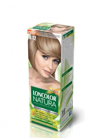 Loncolor vopsea pentru par Natura 8.12 Blond perla