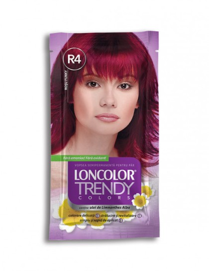 Loncolor vopsea pentru par Trendy R4 Rosu funky