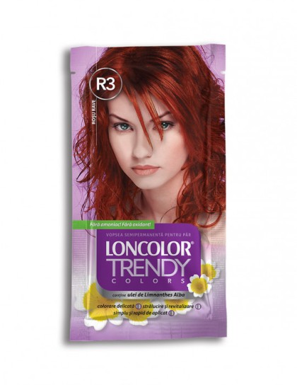 Loncolor vopsea pentru par Trendy R3 Rosu rave