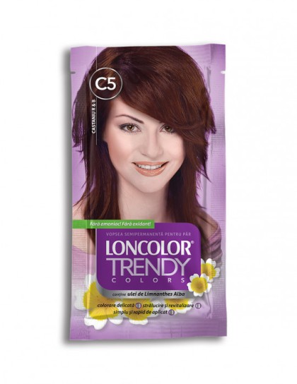 Loncolor vopsea pentru par Trendy C5 Castaniu R B